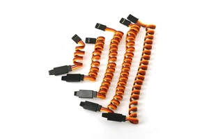 Servo Extension Cable Dupont Connector Anti-detachment Model Aircraft Adapter Cable 15-80cm 60-core Bulk Packaging