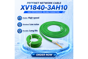 Durable 4 Core Shielded Industrial Ethernet Cable 6XV1840 2AH10 for Factory Automation Network.