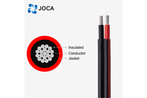 Solar Cable Twin Core Pv Cable 6mm2 4mm2 Power Cable Copper XLPE Insulated for Renewable Energy Panel Construction