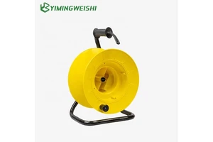 Retractable Power Cords Plug Cord 100 Ft Reel Electric Extension With Multiple Outlet