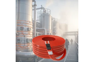 Self-Regulating Heating Cable 15W 25W 35W Industrial Electric Heat Trace Cable For Pipeline Tank Freeze Protection Heat Tracing