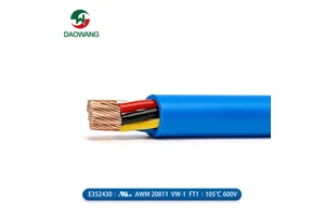 UL20811 Marine Industrial Railway Overhead PVC Flame Resistant Audio Video Cable Multiple Conductors for Speakers Displays