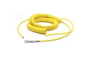 Custom Coiled Wire 0.5 0.75 1.5 2.5 4 6mm Spiral Electrical Cord Cable Assembly