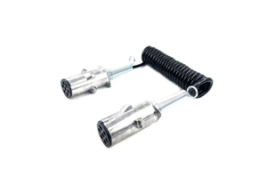 Autone TC306S 24V 7 Pin Trailer Cable Semi-Trailer Spiral Wire Assembly with TPU Jacket and ISO 1185 Trailer Connector
