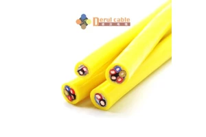 Shielded PUR Low Voltage Industrial Robotic Cable IP67 Rated Copper Conductor
