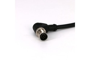 I/O Power Trigger Line for M12 90 Right-angle OPEN Industrial Camera Cable Bare Copper Conductor Manufacturer Processing