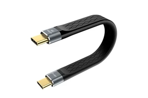 240W USB4 Type-C Cable 40Gbps 8K PD Fast Charge Thunderbolt 4 Compatible 0.2m for SSD Camera