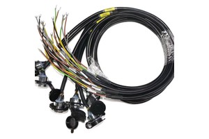 Servo Motor Power Cable Circular Waterproof Connector for Mitsubishi Syntec T6V8 CNC Machine Tool Oil Resistant Flexible Wire