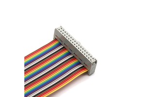 Premium IDC 2.54mm Rainbow Ribbon Cable Durable Flat Wire for PCB Connector And Industrial Automation Wiring Harness