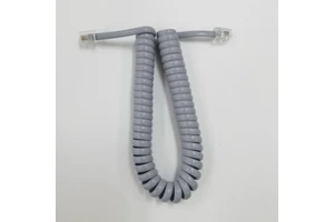 OEM/ODM CAT 3 RJ9 RJ10 RJ11 RJ22 Copper Conductor Coiled Spiral Handset Telephone Cable