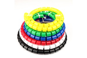 Flexible Spiral Wrapping Cable Management System Abrasion Resistant 42mm CE Certified for Office and PC