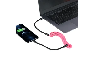 Wholesale Flexible Spring Spiral Phone Charging Wired Retractable Fast Charger Data Cable Type C Cable