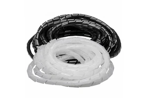 Factory Direct 15mm 42mm Spiral Type Wire Wrap Tube Cable Organizer Management Spiral Wire Wrapping Bands