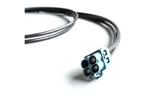 For RG174 Series Automotive Waterproof Shielded Twisted Pair Coaxial Wiring Harness With Plastic Casing