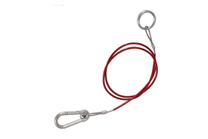 Trailer Breakaway Cable 1M Long Tow Strap Brake Line Universal Breakaway Cable for Trailers