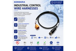 Robotics Wire Harness Connector Assembly High Flexible Industrial Cable for Power Signal Transmission
