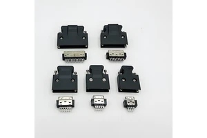High-Current 14P 20P SCSI Servo Connector Male/Female Aerospace Power PCB RF FPC UHF Solar Power System Wire Connections JIANGJI