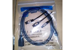 Factory1.5M USB 2.0 a Male to 5 Pin Mini USB Data Sync Charging Charger Cable for GPS Camera