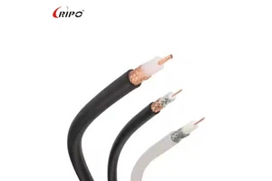 Factory Direct Ripo RG59/RG11 Coaxial Cable | 75 Ohm Pure Copper Solid Conductor PVC PE Jacket 305M/1000ft Bulk Reel for