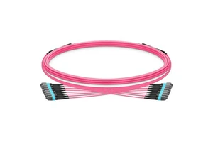 5m /16ft MTP Trunk Cable MTP-12 UPC To MTP-12 UPC 144 Fibers OM4 OFNP 0.20dB Max Type B Double Jacket