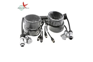 7pin Truck Trailer Truck Cable Connector Male to Female 2way for 2 Cameras CABLE