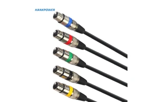 OEM XLR 3Pin Male to Female Connection DMX512 Stage Cable Wires Stage DJ LED