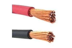 Factory Wholesale Black and Red 1/0 AWG Pure Copper Battery Cable