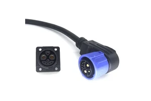 Servo Motor Connector M23 6 7 9 12 17 Pole Straight Female Male Cable Plug M23 Singal Connector