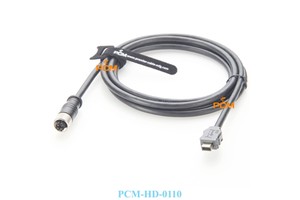 Cat6a 10 Gbps Ix Industrial to M12 X-code Female Jack Ethernet Profinet Cable for Machine Vision Cable Camera IPC Controller