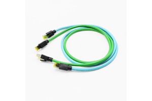 Real-time Control Industrial Automation Double Shielded 26AWG 4PR RJ45 Drag Chain Cable for PLC Sensors Industrial Robots