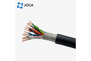 JOCA Shielded Torsion Resistant Robot Cable - PUR Jacket Thermoplastic Insulation for Industrial Automation