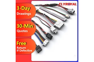 Custom FFC Cable Wire Harness Manufacturer Flat Ribbon Connector Electronic Wiring Harnesses Cable Assembly For Car Trailer