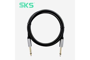 6.35M-M Mono Audio Cable PVC Jacket Gold Plated 1/4 Inch Guitar Cord Low Noise for Electric Bass Keyboard Amp Stage Studio