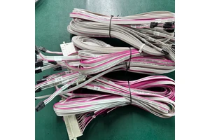 Factory OEM Idc Single Row Connector 2.54mm Pitch 12Pin Flat Ribbon Plug Servo Extension Cable Single Row Connector
