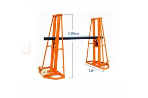 Steel Frame Telecommunication Cable Pay-off Reel 1000-5000Kn Rated Load 15 Tons Lift Capacity Cable Release Function Cable Drum