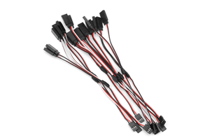 Servo Extension Cable Male to Female Servo Y Wire 22AWG 200mm 300mm for RC Car Helicopter Drone DIY Parts