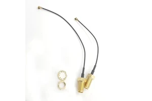 1.13 Coaxial Copper RF Jumper with O Ring Waterproof Rp Sma Female to Ipx U.fl Pigtail Cable