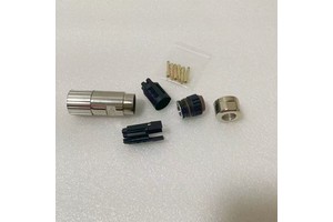 M23 6pin Power Cable Connector Receptacle for YASKAWA Servo Motor Waterproof IP67