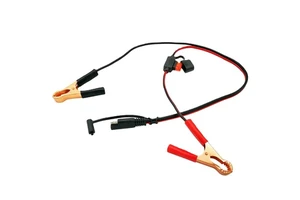 SAE Battery Cable with Fuse 2 Pin SAE Plug to Alligator Clip Cable for Battery Fireproof Cable Jacket SPT-1