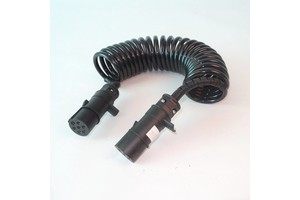 Factory Price Truck Trailer 7 Pin Spiral Extension Cord Brake Light ABS Power Supply Telescopic Cable