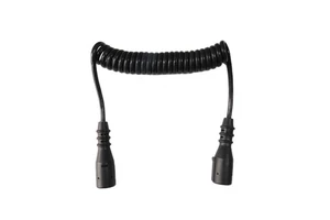 High Quality Trailer & Truck Electrical Power Cable Trailer Spiral Coil With N Type 7 Pin 12 V Spiral Trailer Cable With Plug