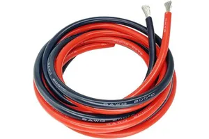 8 AWG Silicone Wire Ultra Flexible 8 Gauge Stranded Wire 1650 Strands 0.08mm Tinned Copper for Household Battery Solar Inverter