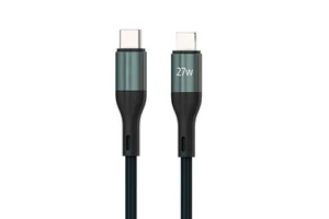 27W USB-C Fast Charging Cable Aluminum Alloy Nylon Braided Pure Copper Conductor for IOS Android Camera Mobile Phone Earphone