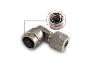 CM10 10 Pin Right Angle Connector IP67 Waterproof Push-Pull Lock for Mitsubishi Yaskawa Servo Encoder