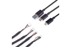 USB Cable for Webcam USB to JST PH SH 4Pin 5PIN Cable Braided Shielding for Camera Computer Use Free Sample
