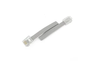 Grey flexible cable RJ12 RJ11 RJ25 6P6C Compatible with LeGo EV3 Data Cable DIY 25CM