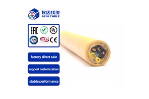 Hydrolysis Alkalines and Oil Resistant Flexible PUR-HF Reeling Cable