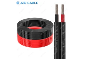 JZD TUV Certified TUV 1500v High Quality Solar Cable 2.5-16mm2 Red Black PV Cable Wire with Copper Conductor and XLPE Jacket