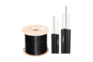 Ftth Outdoor Indoor Single Model G657a1 SM G652D 2 4 6 8 Core Round Fiber Optic Drop cable 1 Core