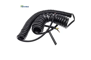 Wholesale Custom Solid Industrial 2 3 4 5 6 7 Core PVC Insulated Extension Spiral Coiled Cable